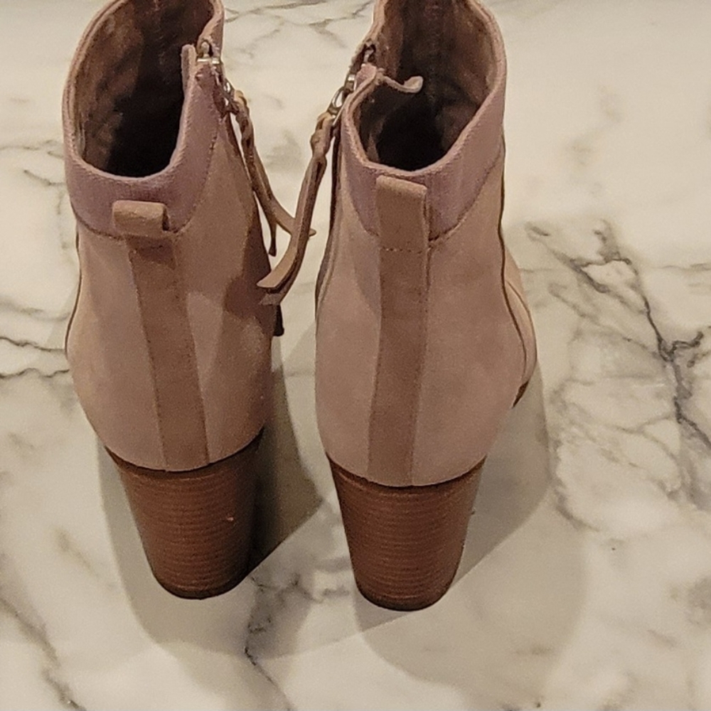 TOMS Lunata Taupe Ankle Boot - Womens Sz 11 - Picture 3 of 8